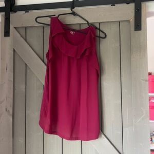 LOFT Pink Blouse Elegant Top